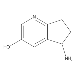 5-Amino-6,7-dihydro-5H-cyclopenta[b]pyridin-3-ol Structure