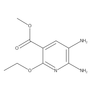 Methyl 5,6-diamino-2-ethoxy-3-pyridinecarboxylate结构式