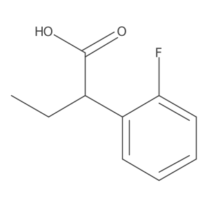2-(2-Fluorophenyl)butanoic acid Structure