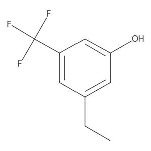 3-Ethyl-5-(trifluoromethyl)phenol Structure
