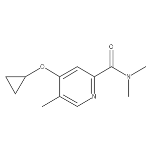 4-Cyclopropoxy-N,N,5-trimethylpicolinamide Structure