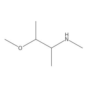 3-Methoxy-N-methyl-2-butanamine结构式