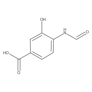 4-Formamido-3-hydroxybenzoic acid结构式