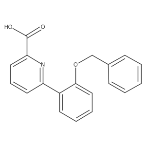 6-(2-Benzyloxyphenyl)picolinic acid结构式