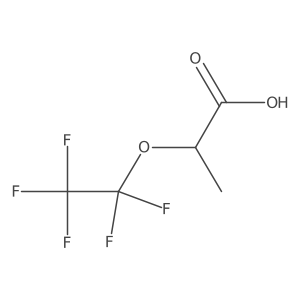 (S)-2-(pentafluoroethoxy)propanoic acid结构式