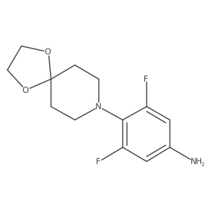 3,5-Difluoro-4-(1,4-dioxa-8-azaspiro[4.5]decan-8-yl)aniline Structure