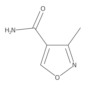 3-Methylisoxazole-4-carboxamide结构式
