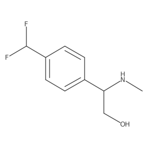 2-(4-(Difluoromethyl)phenyl)-2-(methylamino)ethan-1-ol结构式