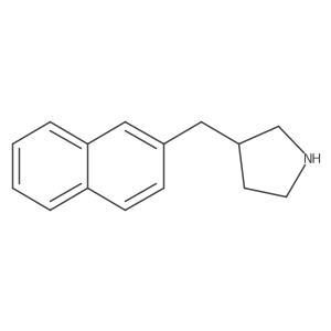 3-(Naphthalen-2-ylmethyl)pyrrolidine Structure