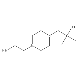 1-[4-(2-Aminoethyl)piperazin-1-yl]-2-methylpropan-2-ol Structure