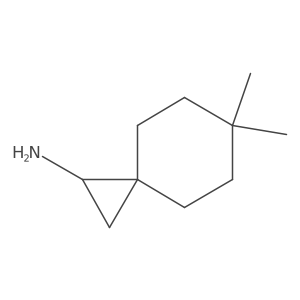 6,6-Dimethylspiro[2.5]octan-1-amine结构式