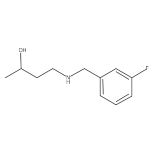 4-{[(3-Fluorophenyl)methyl]amino}butan-2-ol结构式