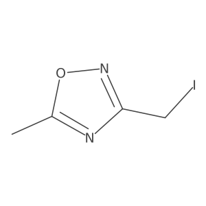 3-(Iodomethyl)-5-methyl-1,2,4-oxadiazole Structure
