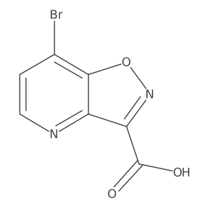 7-Bromoisoxazolo[4,5-B]pyridine-3-carboxylic acid Structure