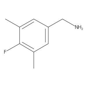 (4-Fluoro-3,5-dimethylphenyl)methanamine结构式
