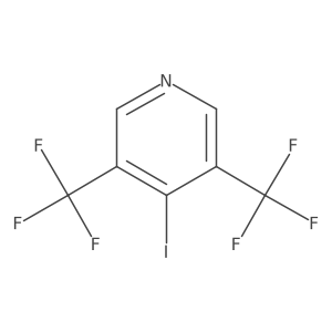 4-Iodo-3,5-bis(trifluoromethyl)pyridine Structure