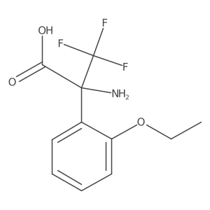 2-Amino-2-(2-ethoxyphenyl)-3,3,3-trifluoropropanoic acid Structure