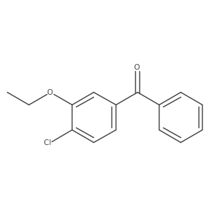 (4-Chloro-3-ethoxyphenyl)-phenylmethanone结构式
