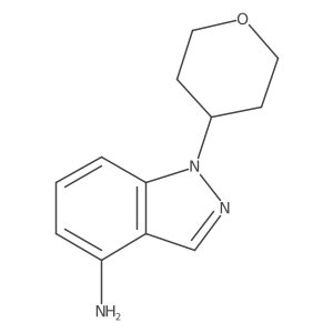 1-(oxan-4-yl)-1H-indazol-4-amine结构式