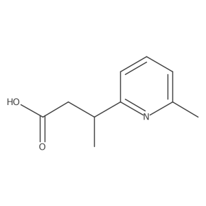 3-(6-Methylpyridin-2-yl)butanoic acid结构式