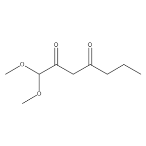 1,1-Dimethoxyheptane-2,4-dione结构式