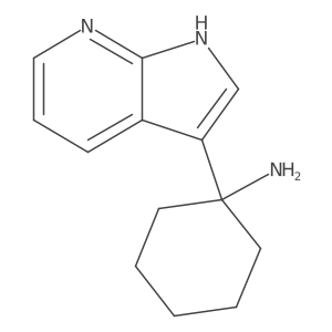 1-{1H-pyrrolo[2,3-b]pyridin-3-yl}cyclohexan-1-amine Structure