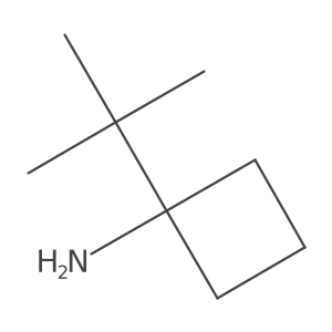 1-(tert-Butyl)cyclobutanamine Structure