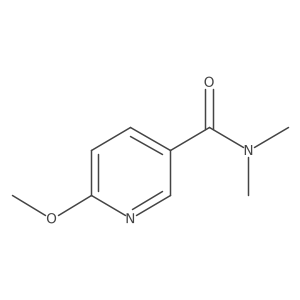 6-methoxy-N,N-dimethylpyridine-3-carboxamide Structure