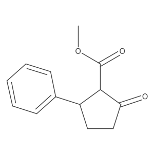 Methyl (1R,5S)-2-oxo-5-phenylcyclopentane-1-carboxylate Structure