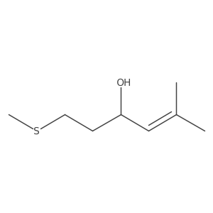 4-Hexen-3-ol, 5-methyl-1-(methylthio)-结构式