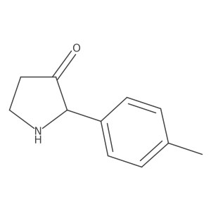 2-(4-Methylphenyl)pyrrolidin-3-one结构式