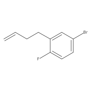 4-Bromo-2-(but-3-en-1-yl)-1-fluorobenzene Structure