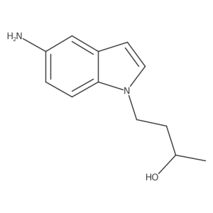 4-(5-amino-1H-indol-1-yl)butan-2-ol Structure