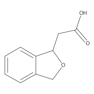 2-(1,3-Dihydro-2-benzofuran-1-yl)acetic acid Structure