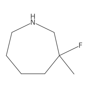 3-Fluoro-3-methylazepane结构式
