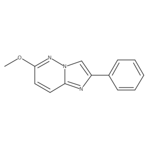 Imidazo[1,2-b]pyridazine,6-methoxy-2-phenyl- Structure