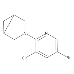 3-(5-Bromo-3-chloropyridin-2-yl)-3-azabicyclo[3.1.0]hexane Structure