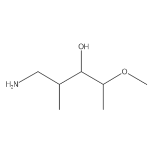 1-Amino-4-methoxy-2-methylpentan-3-ol Structure
