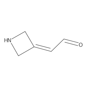 2-(Azetidin-3-ylidene)acetaldehyde结构式