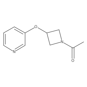 1-[3-(Pyridin-3-yloxy)azetidin-1-yl]ethan-1-one Structure