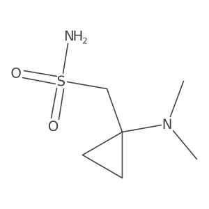 [1-(Dimethylamino)cyclopropyl]methanesulfonamide Structure