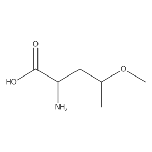 (2R)-2-Amino-4-methoxypentanoic acid结构式