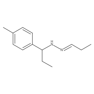 Propanal, 2-[1-(4-methylphenyl)propyl]hydrazone结构式