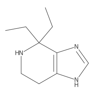 4,4-diethyl-3H,4H,5H,6H,7H-imidazo[4,5-c]pyridine结构式