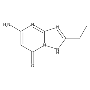 5-Amino-2-ethyl[1,2,4]triazolo[1,5-a]pyrimidin-7(1H)-one Structure