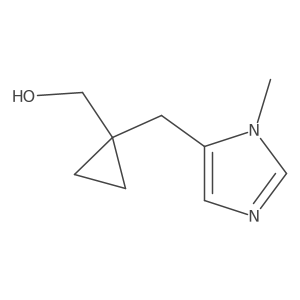 {1-[(1-methyl-1H-imidazol-5-yl)methyl]cyclopropyl}methanol Structure