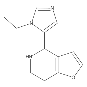 1-ethyl-5-{4H,5H,6H,7H-furo[3,2-c]pyridin-4-yl}-1H-imidazole Structure