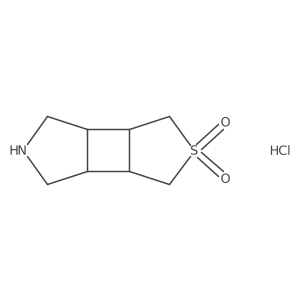 (1R,2S,6R,7S)-4Lambda6-thia-9-azatricyclo[5.3.0.0,2,6]decane-4,4-dione hydrochloride Structure