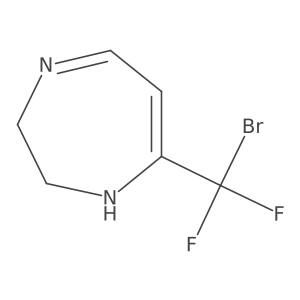 5-(Bromodifluoromethyl)-2,3-dihydro-1H-1,4-diazepine Structure