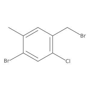 1-Bromo-4-(bromomethyl)-5-chloro-2-methylbenzene Structure